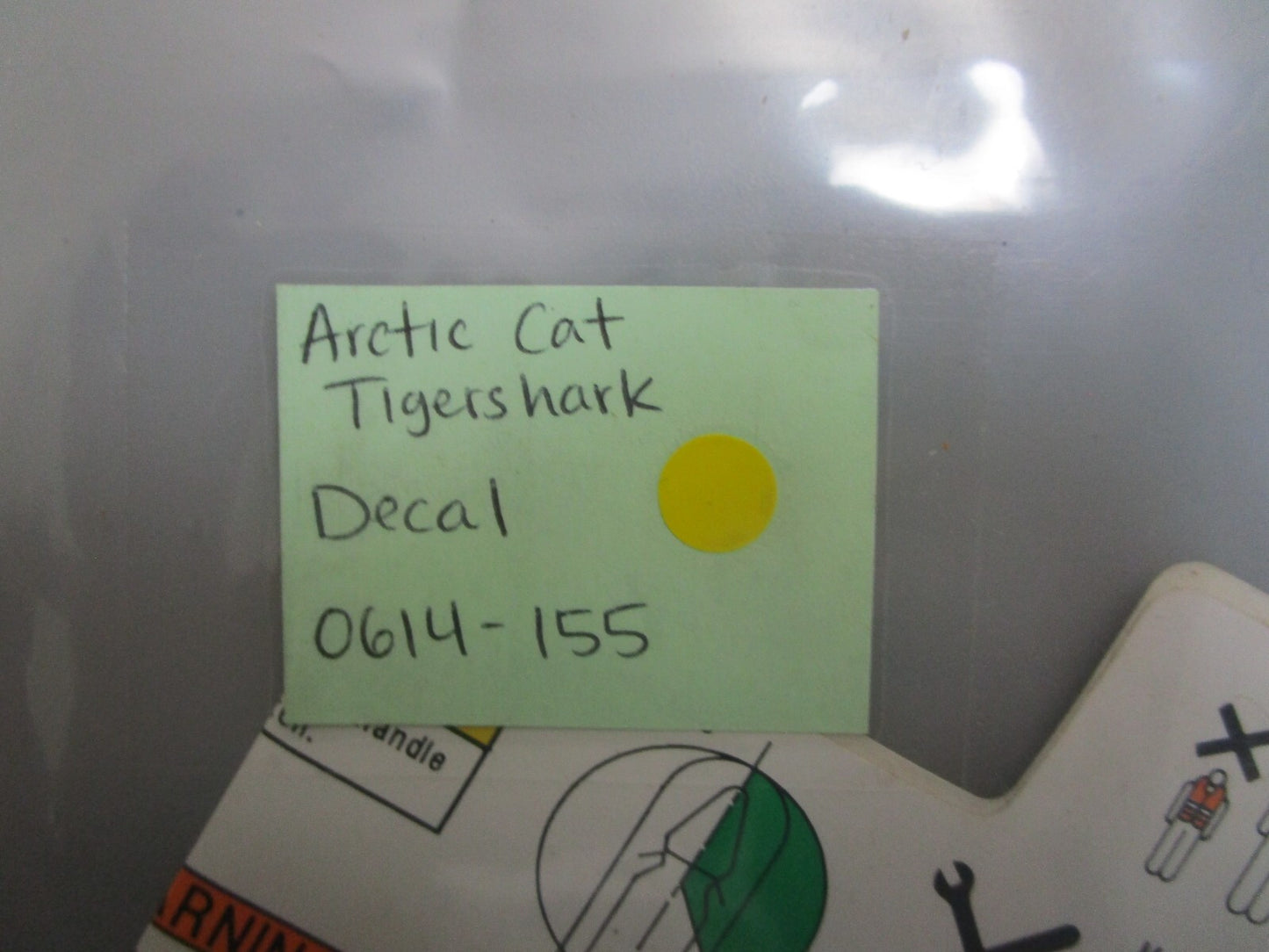*NEW OEM* 0810 Arctic Cat Tigershark Decal 0614-155