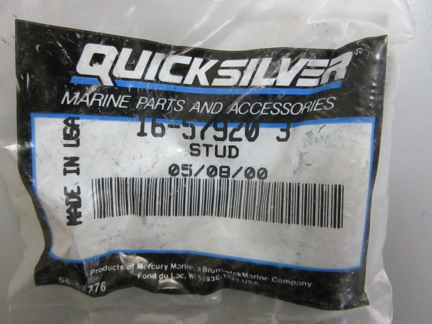 *NEW OEM* 0810 Mercury Quicksilver Stud 16-579203