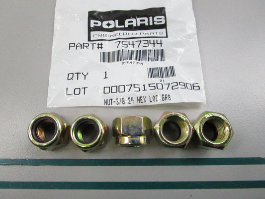 NEW OEM (LOT OF 5) 7547344 Polaris Nut 0810
