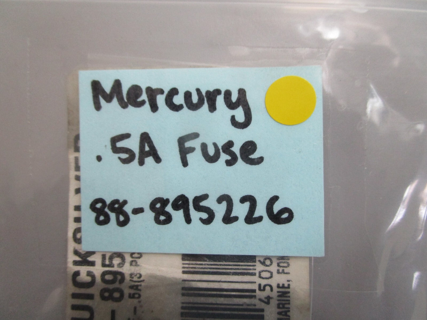 *NEW OEM* (LOT OF 3) 0820 Mercury Quicksilver .5A Fuse 88-895226