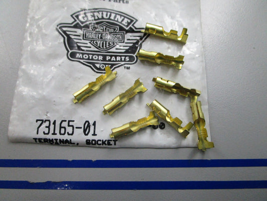 *NEW OEM* (LOT OF 8) 0810 Harley Davidson Socket Terminal 73165-01
