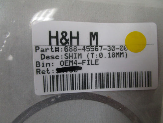 *NEW OEM* 0810 Yamaha (T:0.18MM) Shim 688-45567-30-00