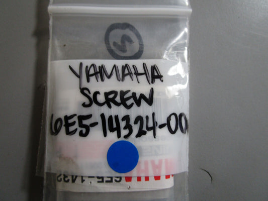 *NEW OEM* 0770 Yamaha Screw 6E5-14324-00