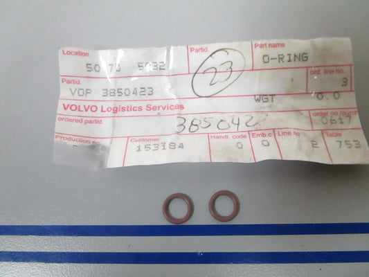 NEW OEM (LOT OF 2) 3850423 Volvo Penta O-Ring 0810