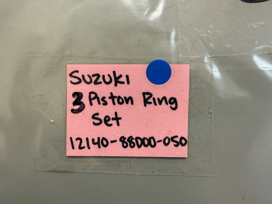 *NEW OEM* 0810 Suzuki 3 Piston Ring Set 12140-88D00-050