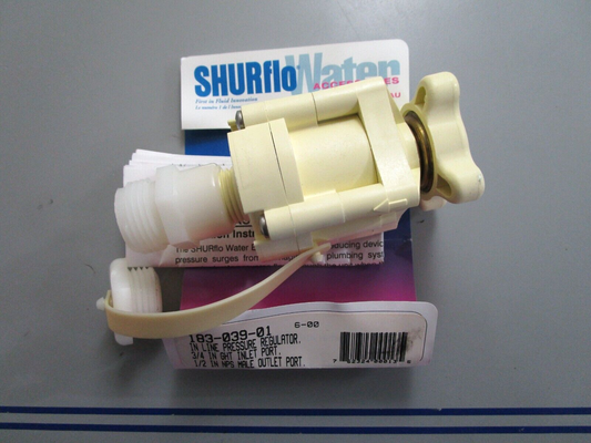 *NEW* 0820 Shurflo In Line Pressure Regulator 183-039-01