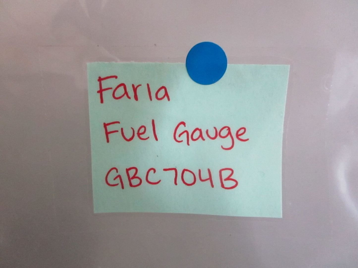 *NEW* 0820 Faria Fuel Gauge GBC704B 5086
