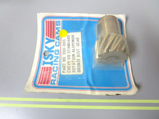 *NEW* 0750 ISKY Racing CHEVY V8 STD ROTATION ALUMINUM BRONZ DIST. GEAR 200-DGS