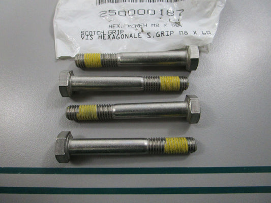 NEW (LOT OF 4) 250000187 Sea-Doo Hex Screw 0810