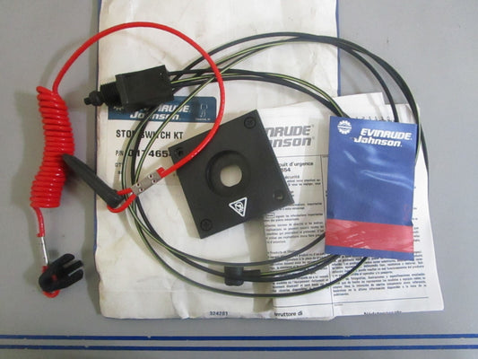 *NEW OEM* 0810 OMC Johnson Evinrude Stop Switch Kit 174654 0174654