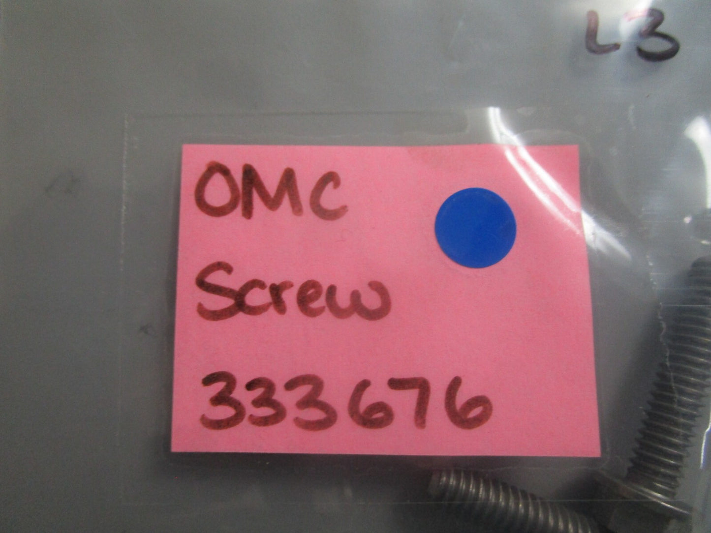 *NEW OEM* (LOT OF 3) 0810 OMC Johnson Evinrude Screw 333676 0333676