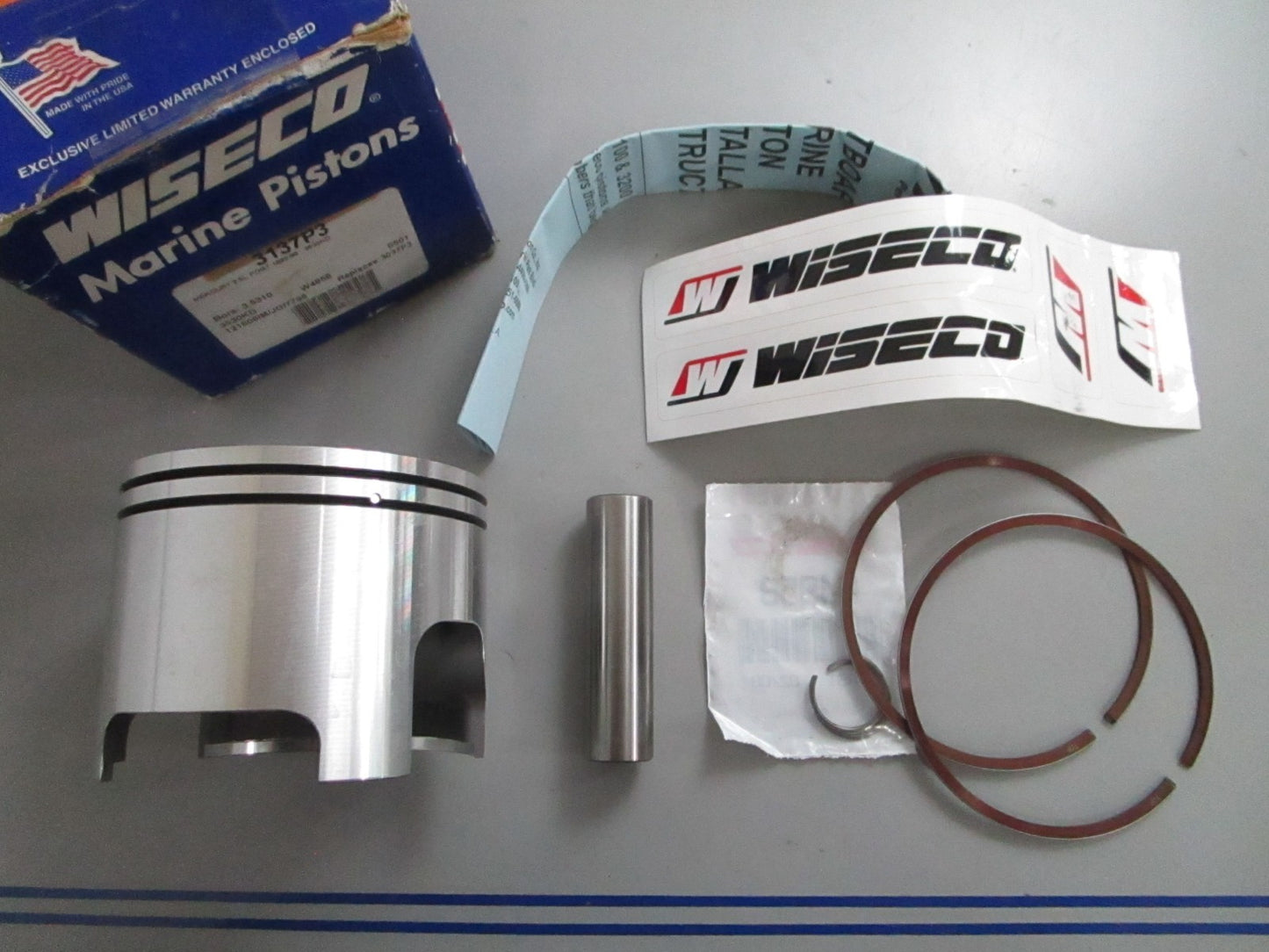 *NEW* 0820 Wiseco Piston Kit 3137P3 For: Mercury