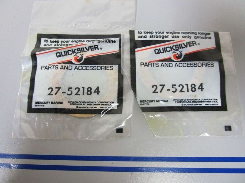 *NEW OEM* (LOT OF 2) 0770 Mercury Quicksilver Distributor Gasket 27-52184