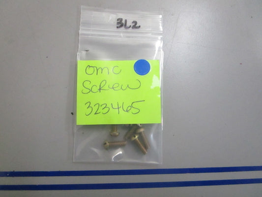 *NEW OEM* (LOT OF 2) 0810 OMC Johnson Evinrude Screw 323465 0323465