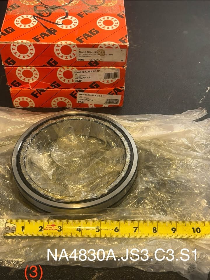 FAG NA4830A.JS3.C3.S1 Needle Roller Bearing 150x190x40mm Heat Stabilized NOS