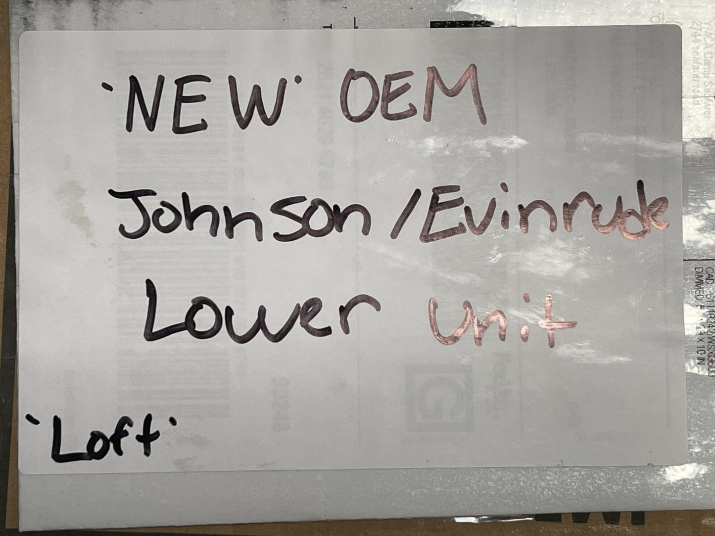 *NEW OEM* Johnson Evinrude 90 115 HP Lower Unit