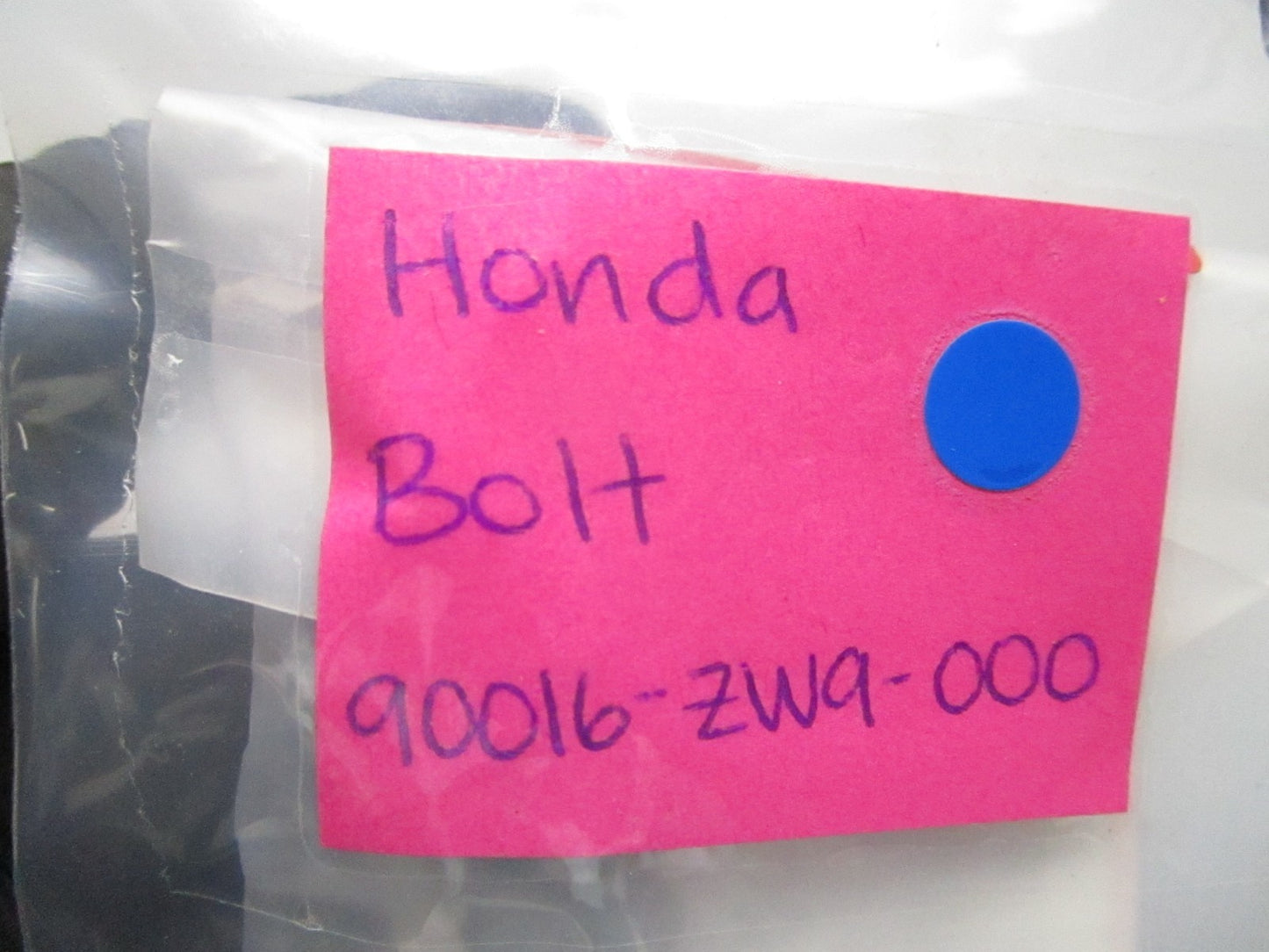*NEW OEM* (LOT OF 2) 0810 Honda Bolt 90016-ZW9-000