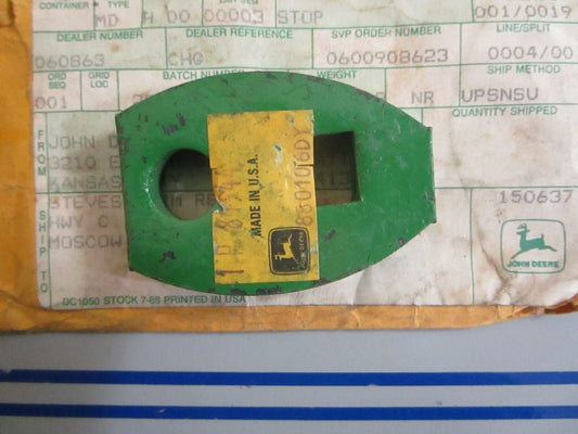 *NEW OEM* 0820 John Deere Plate H84944
