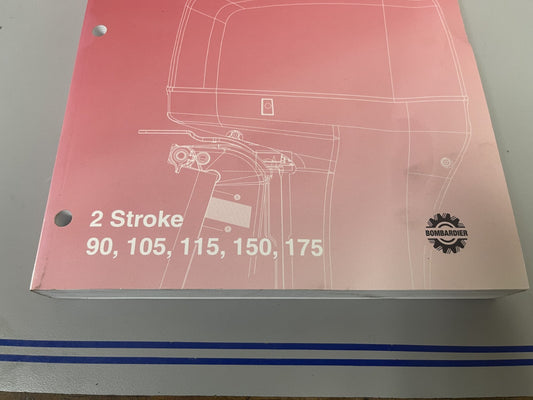 *NEW OEM* 0670 OMC Johnson Evinrude Two Stroke 90-175 HP Service Manual 5005646