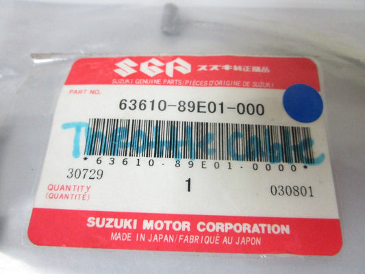 *NEW OEM* 0810 Suzuki Throttle Cable 63610-89E01-000