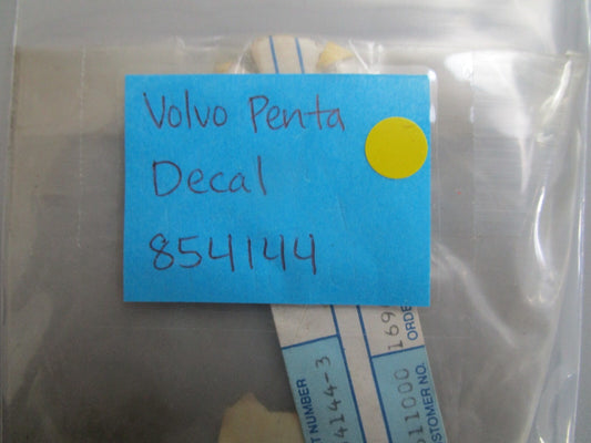 *NEW OEM* 0810 Volvo Penta Decal 854144