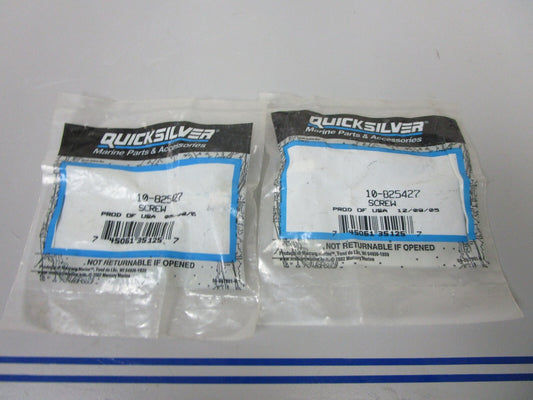 *NEW OEM* (LOT OF 2) 0720 Mercury Quicksilver Screw 10-825427