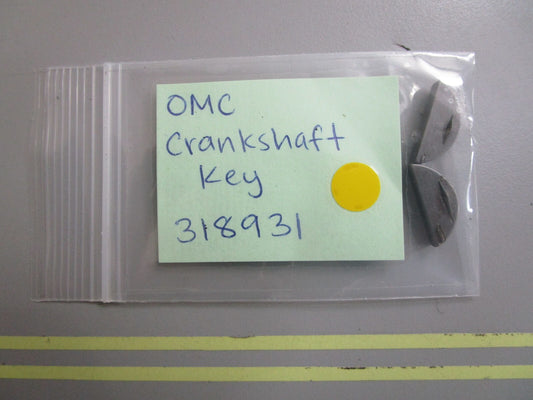 *NEW OEM* (LOT OF 2) 0770 OMC Johnson Evinrude Crankshaft Key 318931 0318931