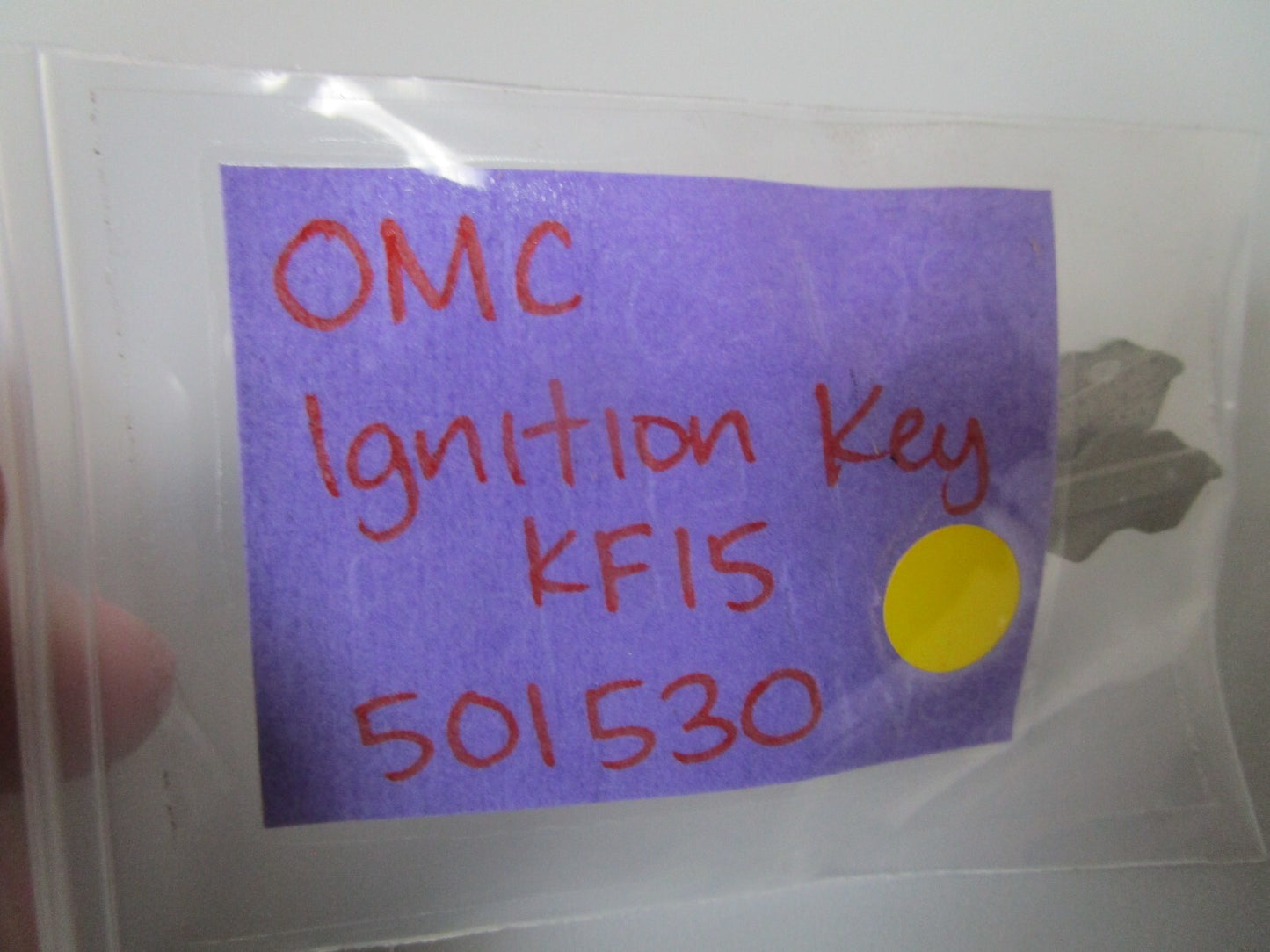 *NEW OEM* 0810 OMC Johnson Evinrude Ignition Key KF15 501530 0501530