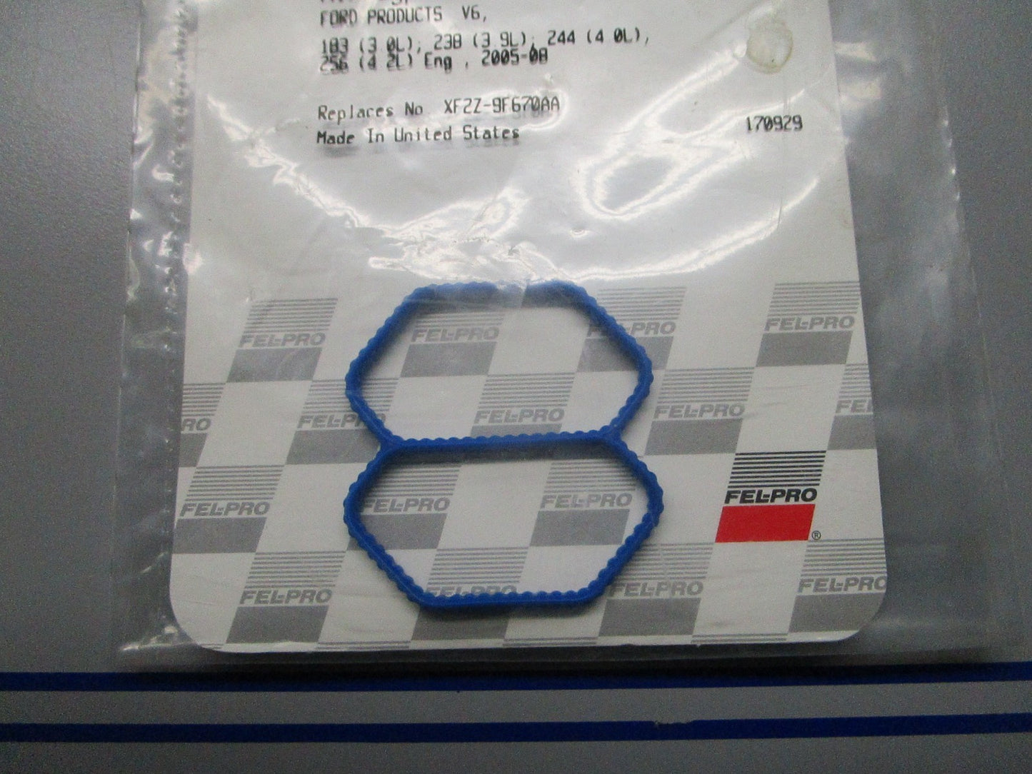 *NEW* 0810 Fel-Pro Air Bypass Gasket 72302 Replaces: XF27-9F670AA