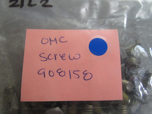 *NEW OEM* (LOT OF 2) 0720 OMC Johnson Evinrude Screw 908158 0908158