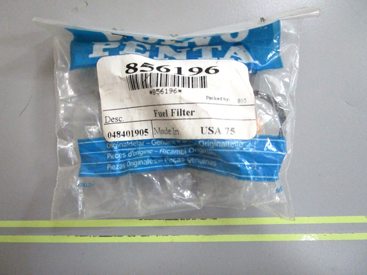 *NEW OEM* 0750 Volvo Penta FUEL FILTER SET 856196