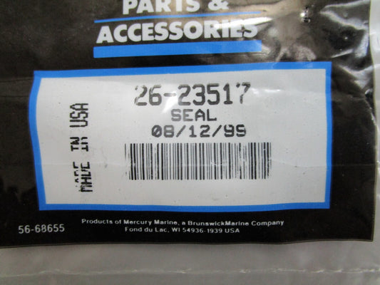 *NEW OEM* 0810 Mercury Quicksilver Seal 26-23517