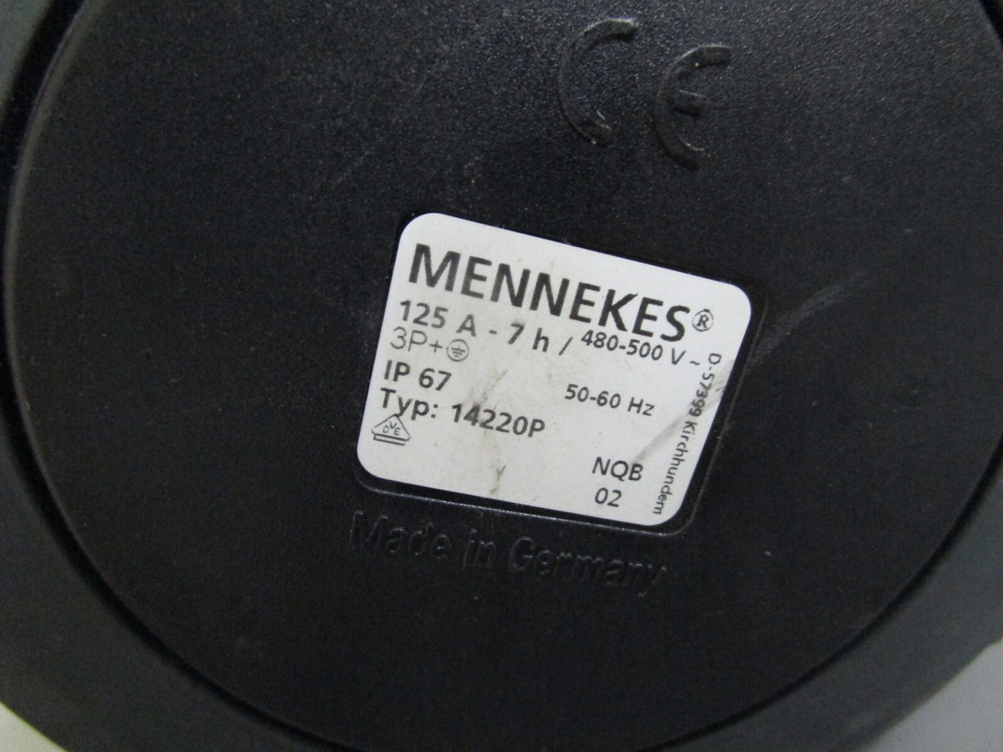 *NEW* 0820 Mennekes Power Top Xtra 14220P