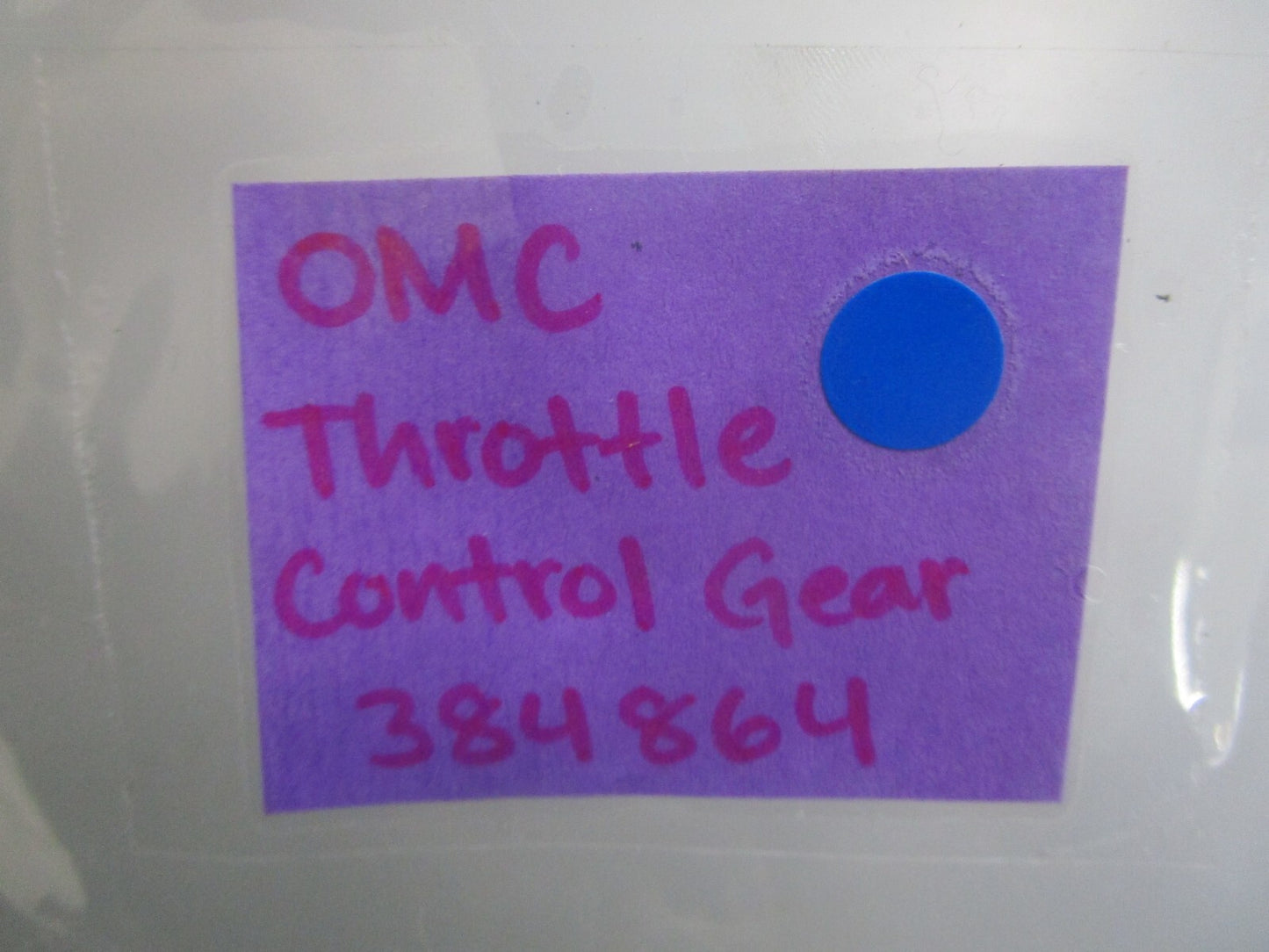 *NEW OEM* 0770 OMC Johnson Evinrude Throttle Control Gear 384864 0384864