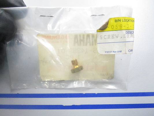*NEW OEM* 0810 Yamaha Drain Screw 6E5-14383-01-00