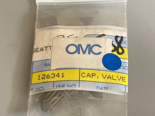 *NEW OEM* (LOT OF 2) 0810 OMC Johnson Evinrude Valve Cap 126341 0126341