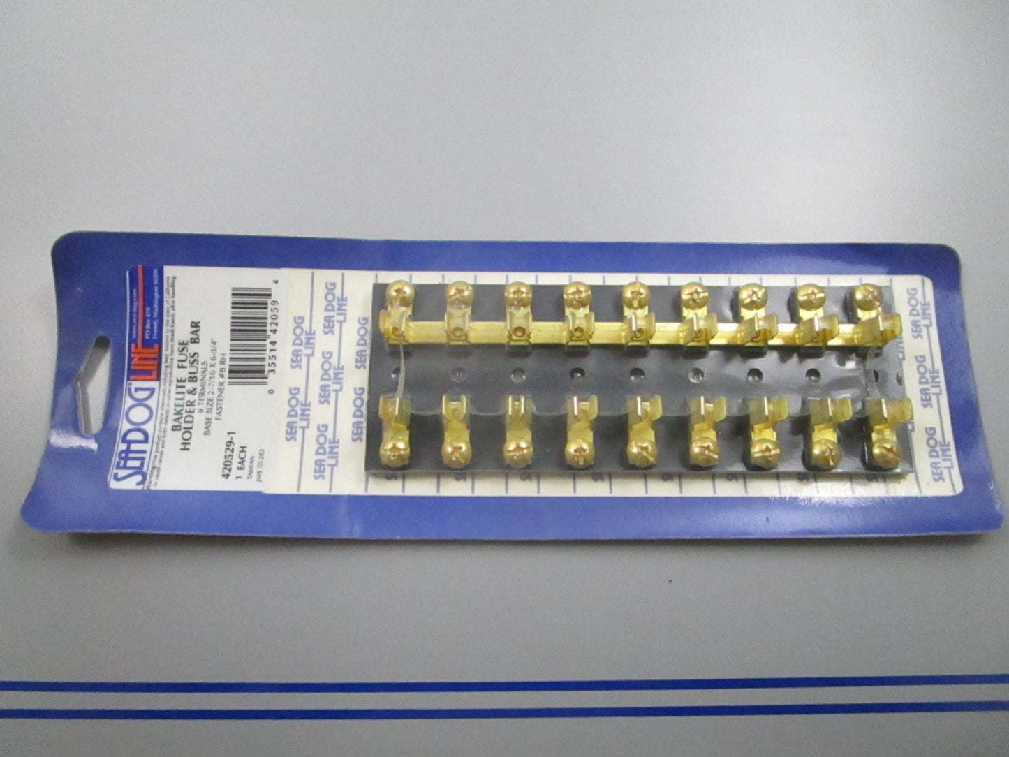*NEW* 0810 Sea-Dog 9 Terminal Bakelite Fuse Holder 420519-1