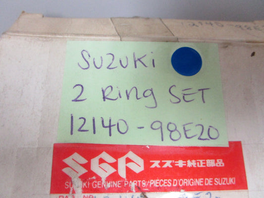 *NEW OEM* 0810 Suzuki 2 Ring Set 12140-98E20