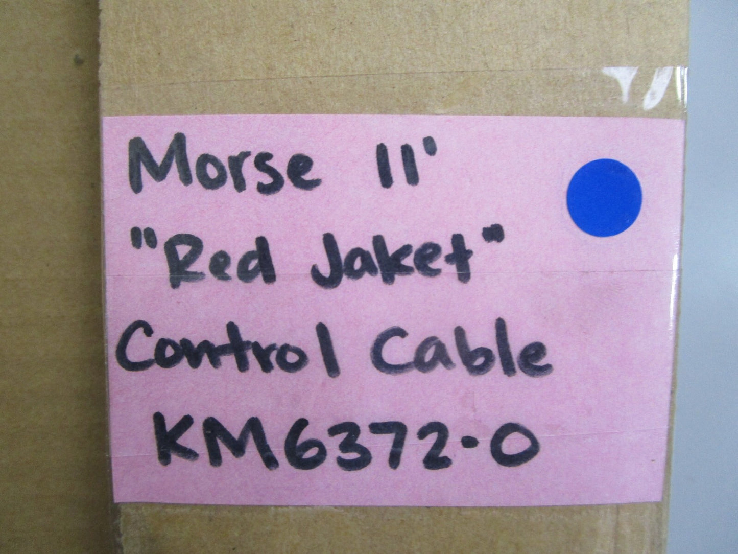 *NEW* 0820 Morse 11' "Red Jaket" Control Cable KM6372-0