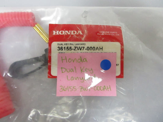 *NEW OEM* 0810 Honda Dual Key Lanyard 36155-ZW7-000AH