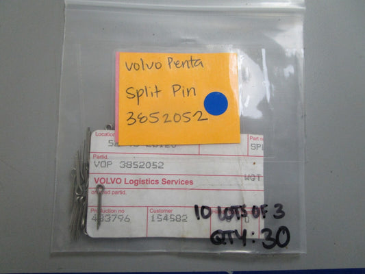 *NEW OEM* (LOT OF 3) 0810 Volvo Penta Split Pin 3852052