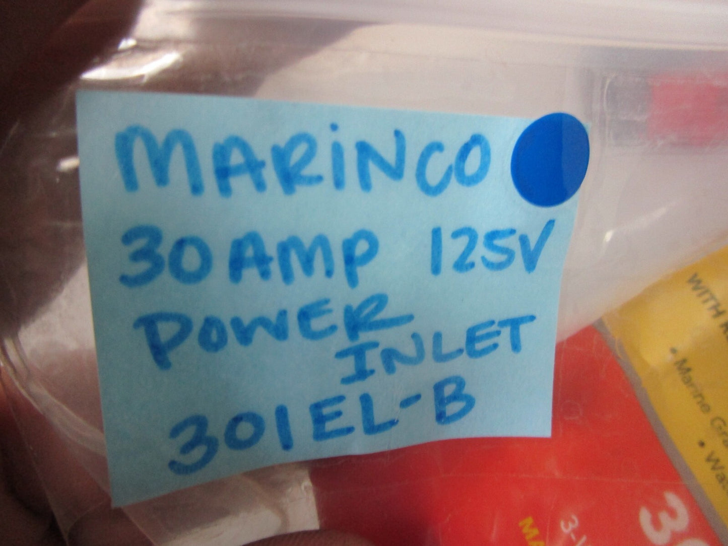 *NEW OEM* 0720 Marinco 30AMP 125V Power Inlet 301EL-B