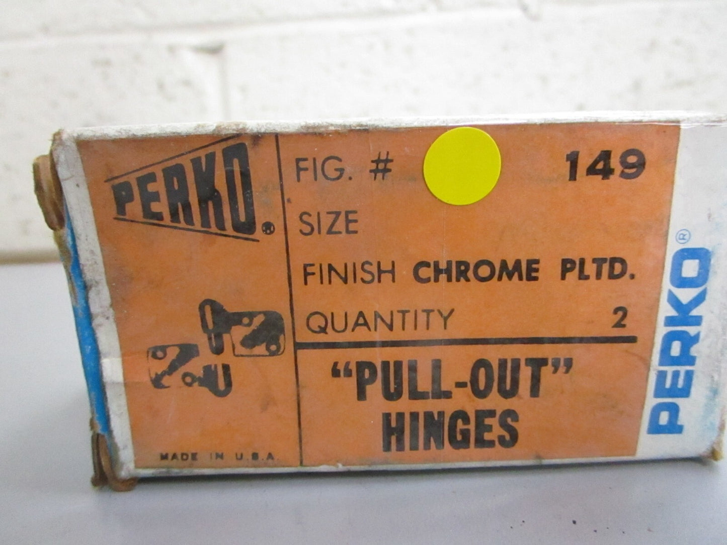 *NEW* 0820 Perko Chrome Plated Pull-Out Hinges 149