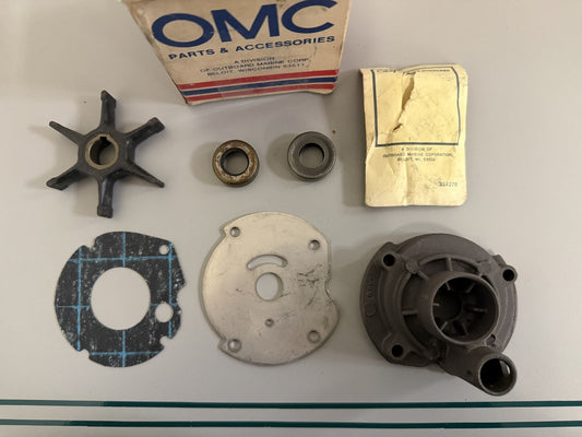 NEW OEM 382296 0382296 OMC Johnson Evinrude Water Pump Kit 0820