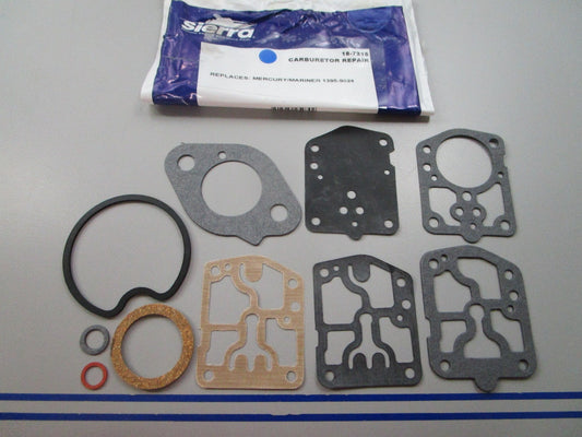 NEW 18-7215 Replaces: Mercury 1395-9024 Sierra Carburetor Repair Kit 0810