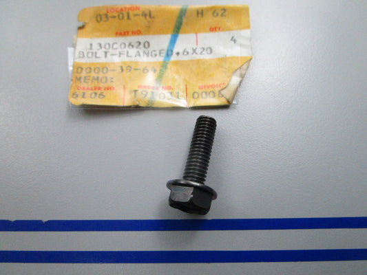 NEW OEM Kawasaki 130C0620 6 x 20 Flanged Bolt 0810