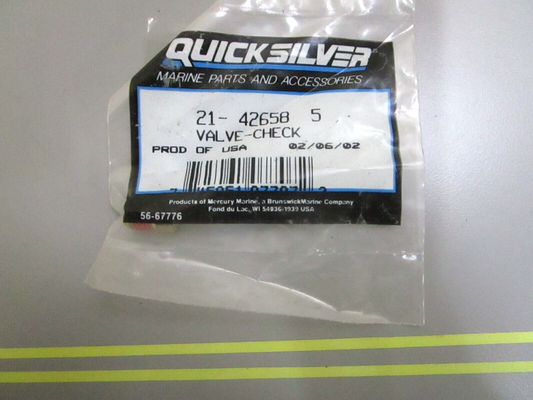 *NEW OEM* 0750 Mercury Quicksilver VALVE 21-42658
