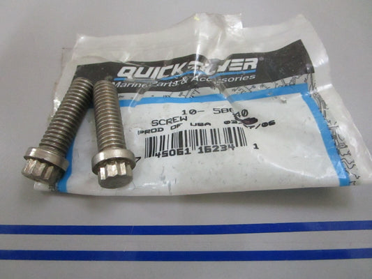 *NEW OEM* (LOT OF 2) 0770 Mercury Quicksilver Screw 10-58640