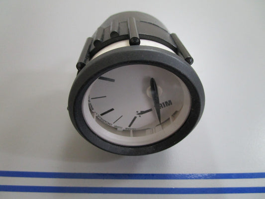 *NEW OEM* 0820 OMC Johnson Evinrude White & Black Face Trim Gauge 764090