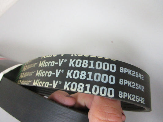 NEW K081000 Gates Micro-V 1-3/32" x 100 ⅝" Serpentine Belt 0720
